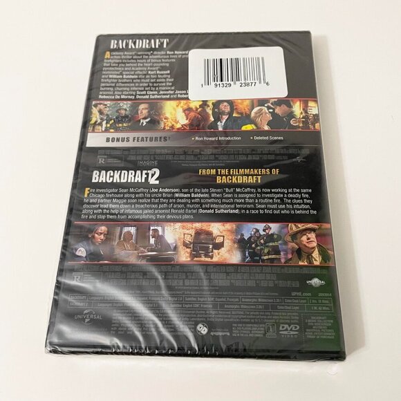Backdraft 2 Movie Collection DVD Kurt Russell Joe Anderson William Baldwin - Picture 4 of 10